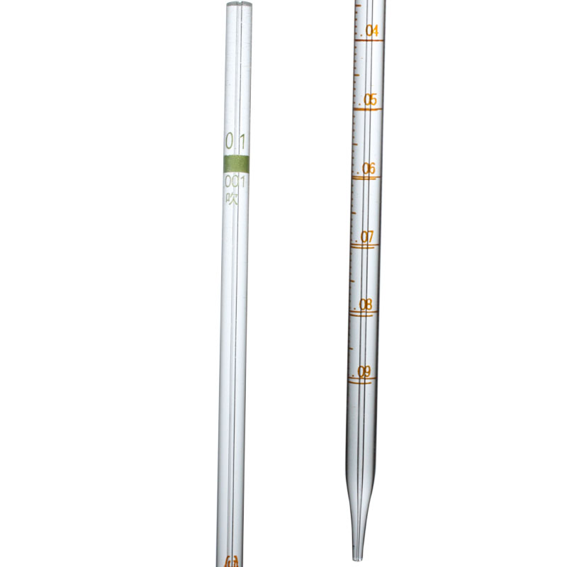ESV204,刻度吸管,0.1ml,TD量出式,A级,Boro 3.3