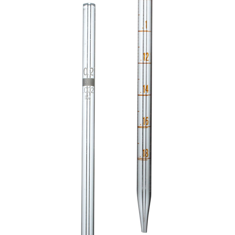 ESV205,刻度吸管,0.2ml,TD量出式,A级,Boro 3.3