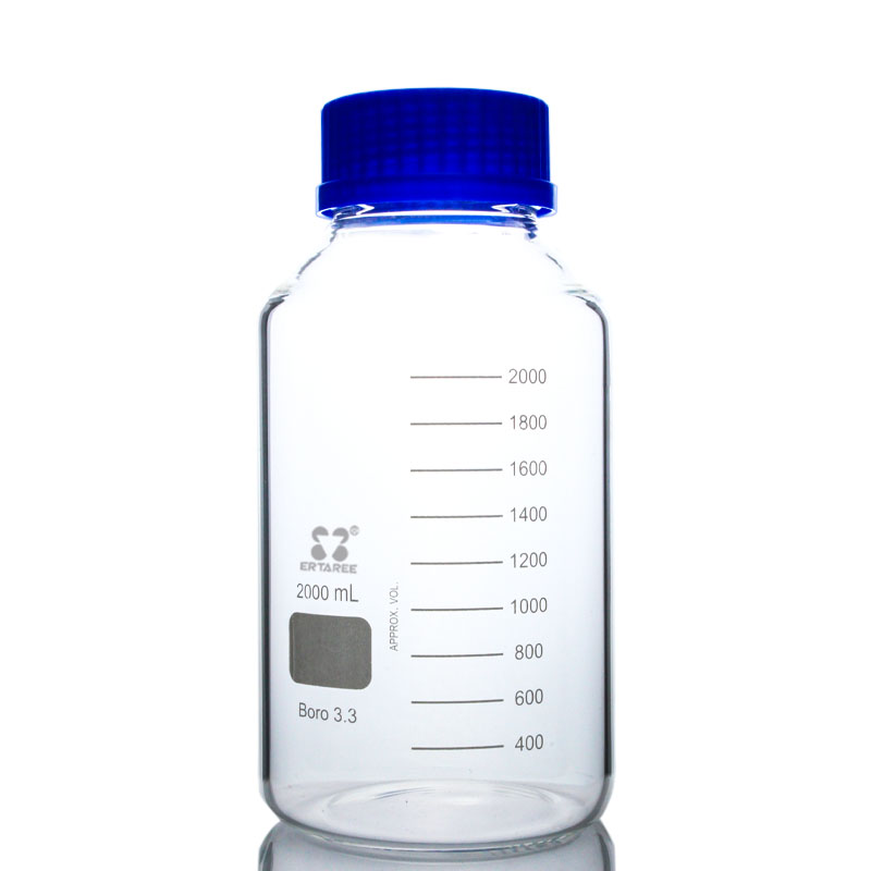 ESV102402L,GL80螺口试剂瓶,2000ml,Boro 3.3