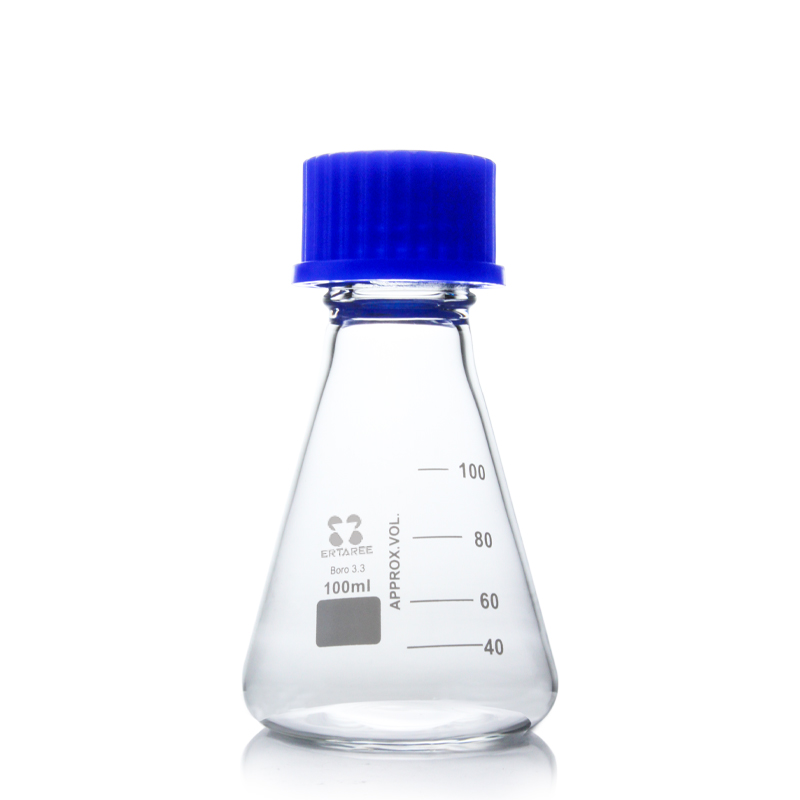 ESV210100,螺口三角烧瓶,100ml,GL32,高硼硅