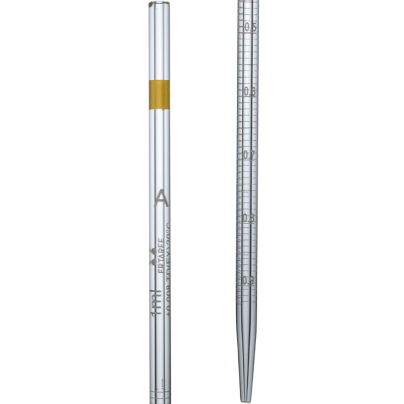 ESV120,刻度吸管,1ml,TD量出式,A级,Boro 3.3