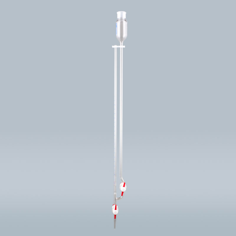 EMV397,夹式微量滴定管,10ml,玻璃活塞,透明色,TD量出式,A级,Boro 3.3