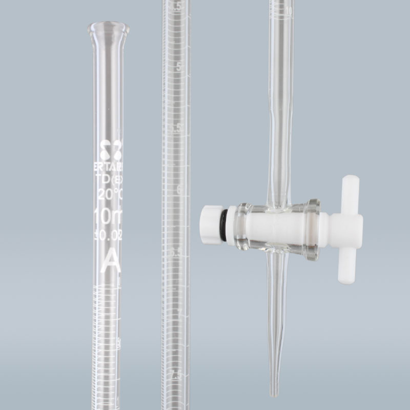 ESV133,酸滴管-四氟截门,10ml,透明色,TD量出式,A级,Boro 3.3