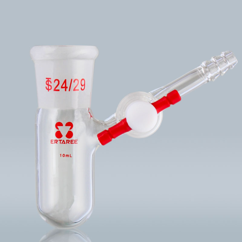 E-F891410S，内磨口反应管，10ml，14/20，schlenk管，史莱克管