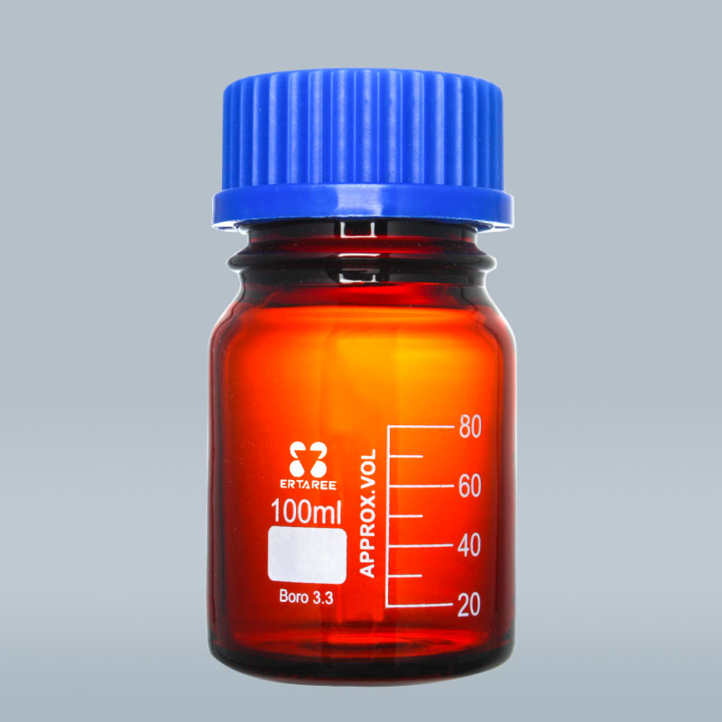 ESV210,棕色试剂瓶,100ml,GL45,Boro 3.3