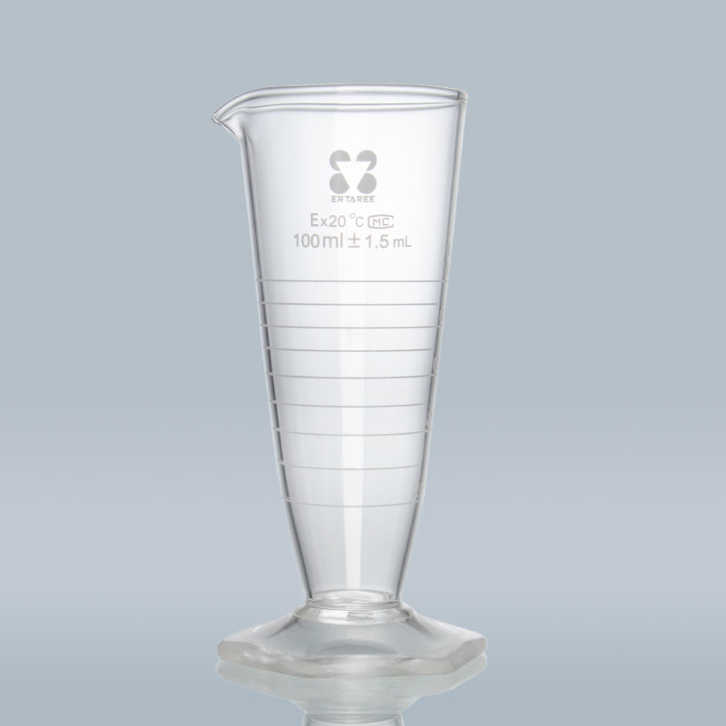 EHD2318100,六角量杯,100ml,Boro 3.3