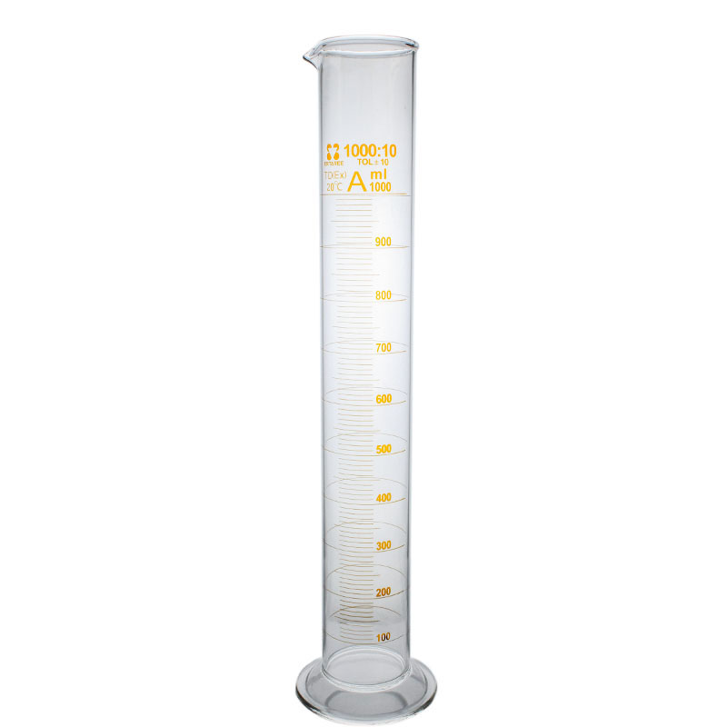 ESV0090,铜扩散量筒,2000ml,圆底,TD(EX),A级,高硼硅3.3