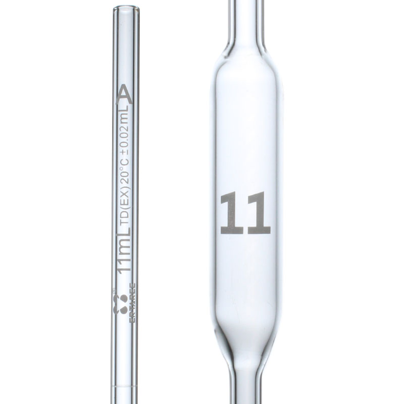 ESV1140,单标线移液管,11ml,A级,量出式,TD(EX),单环刻线