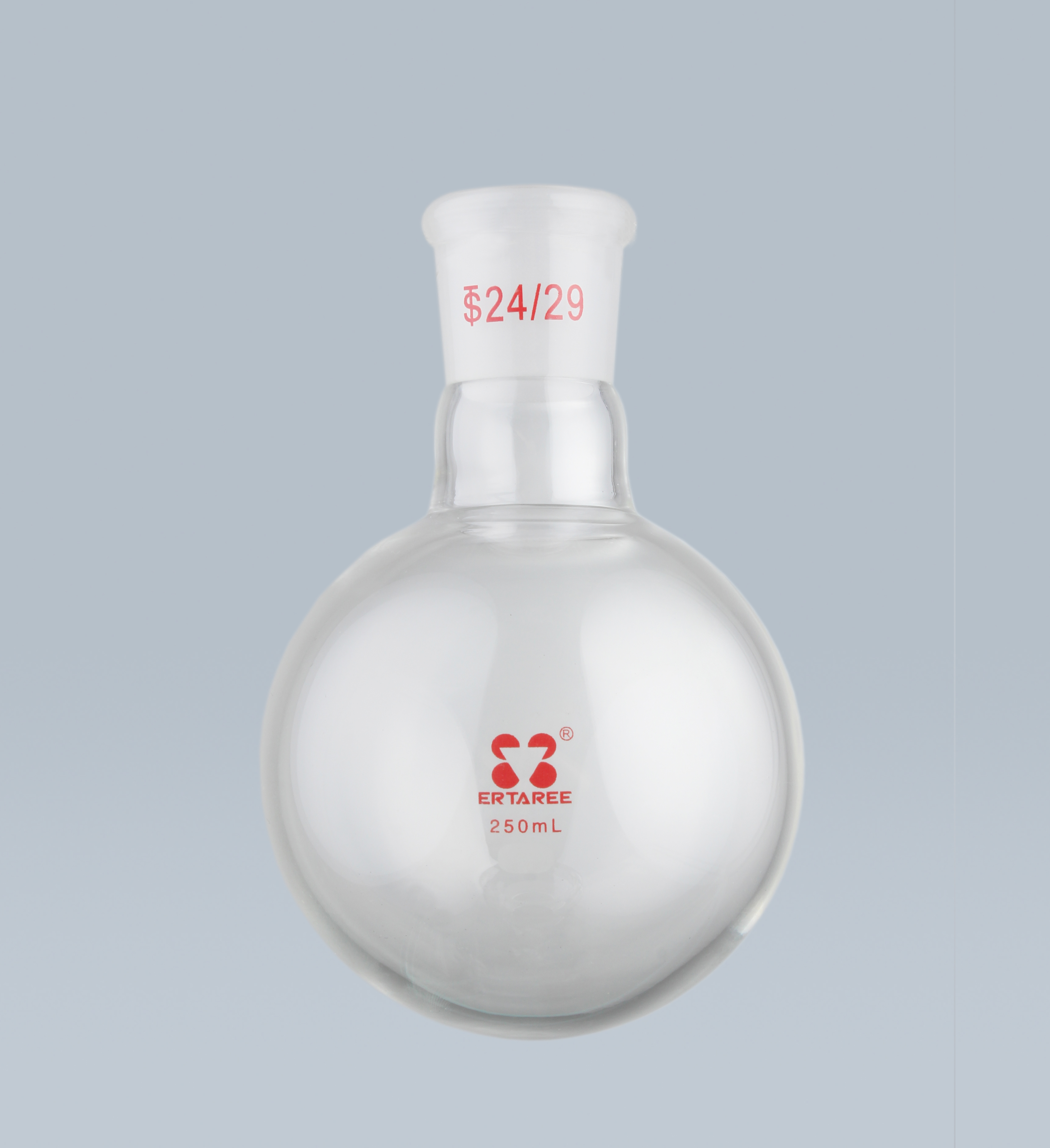 E-F303250,单颈圆底球瓶,250ml,24/29