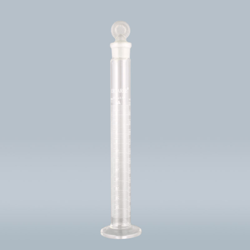 ESV010,具塞量筒,5ml,圆底,A级,Boro 3.3