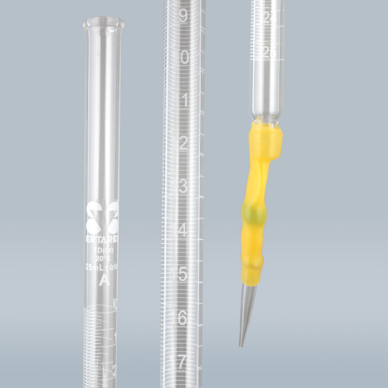 ESV255,碱式滴定管,25ml,透明色,TD量出式,A级,Boro 3.3
