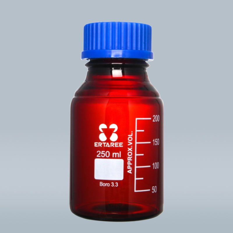 ESV211,棕色试剂瓶,250ml,GL45,Boro 3.3