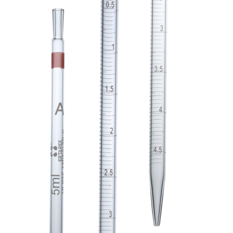 ESV122,刻度吸管,5ml,TD量出式,A级,Boro 3.3