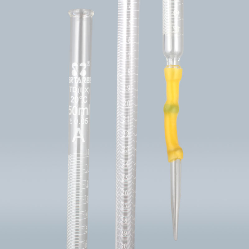 ESV257,碱式滴定管,100ml,透明色,TD量出式,A级,Boro 3.3