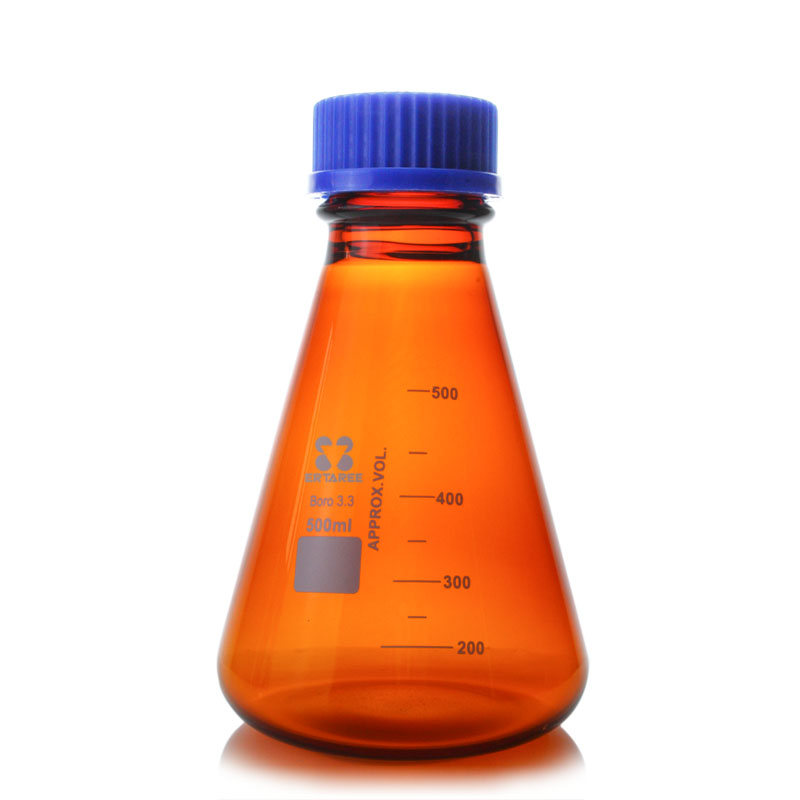 ESVZ21500,棕色螺口三角烧瓶,500ml,GL45