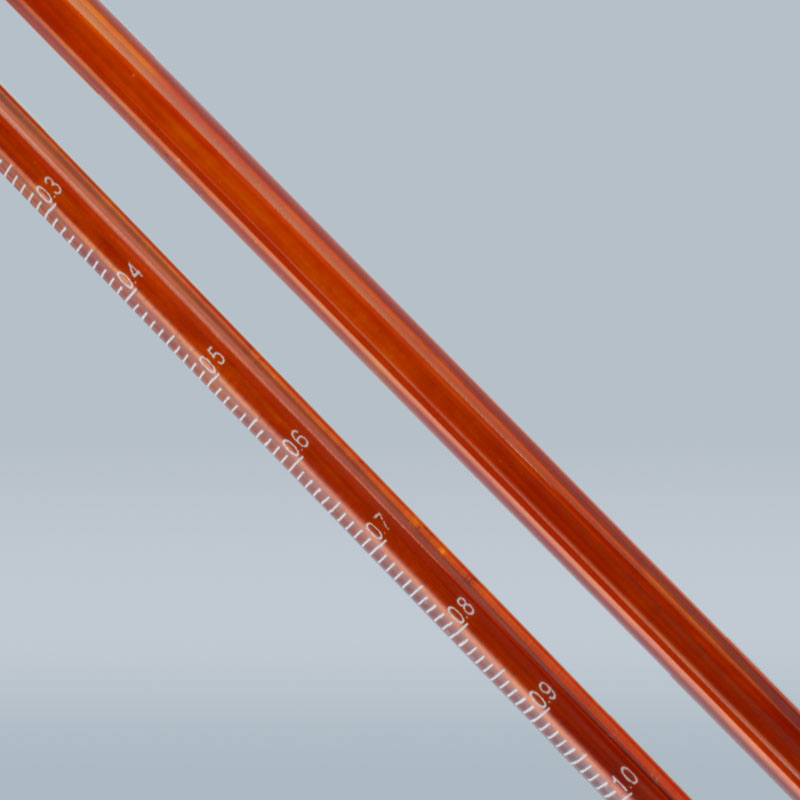 EMV394Z,夹式微量滴定管,2ml,玻璃活塞,棕色,TD量出式,A级,Boro 3.3