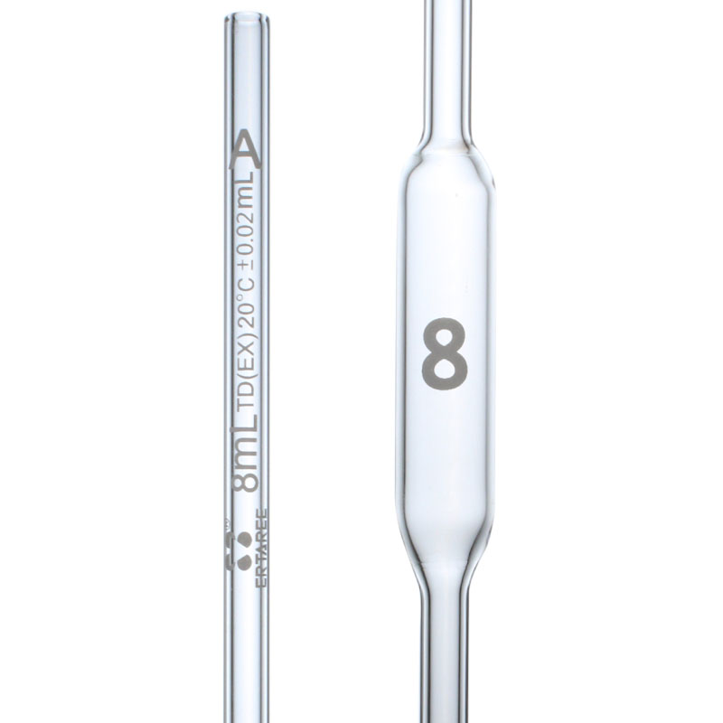 ESV1132,单标线移液管,8ml,A级,量出式,TD(EX),单环刻线