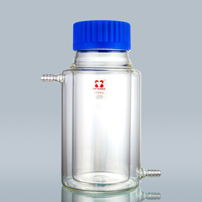 ESV680800,夹套试剂瓶,800ml,GL80,透明色